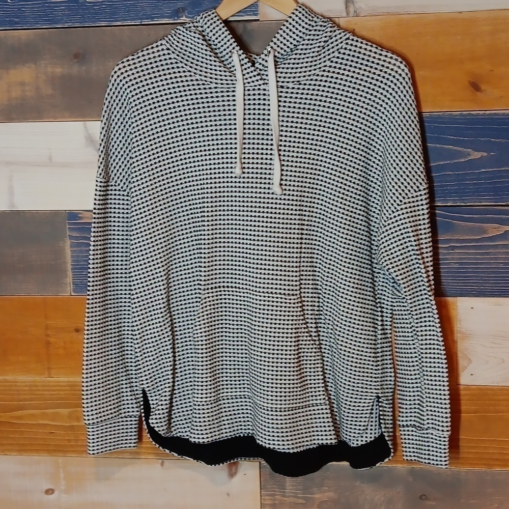 Melloday Black and White hoodie S